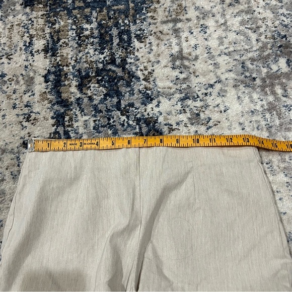 Calvin Klein Tan Pull-On Straight Leg Dress Pants Size 6 - Picture 6 of 8